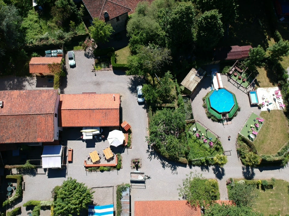 small camping in the French countryside